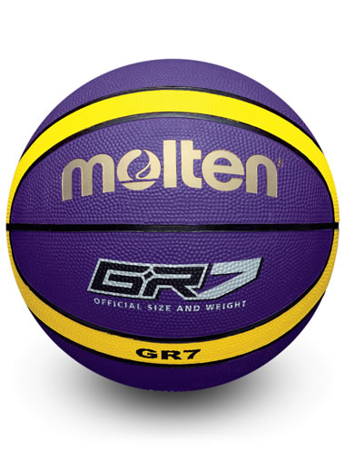 Balón de basquetbol Molten modelo BGR7 azul