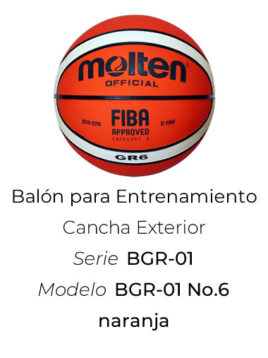 Balon de basquetbol Molten BGR-01 No.6